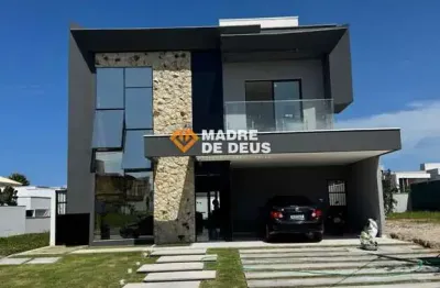 Casa em condomínio fechado com 4 quartos à venda na atlântica, 2303, cidade alpha, eusébio por r$ 1.800.000