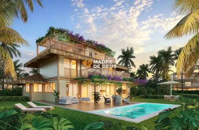 Casa em condomínio fechado com 5 quartos à venda na praia canoe jaguaribe, 1, maceió, fortim por r$ 4.200.000