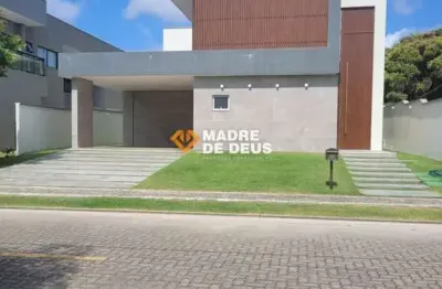 Casa em condomínio fechado com 5 quartos à venda na avenida litorânea, 1, cararu, eusébio por r$ 3.800.000