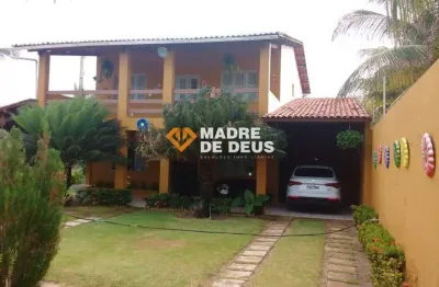 Casa em condomínio fechado com 5 quartos à venda na lucila pereira studart, 159, jacaúna, aquiraz por r$ 550.000