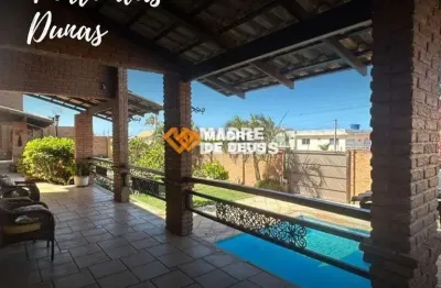 Casa em condomínio fechado com 8 quartos à venda na camurupim, 371, porto das dunas, aquiraz por r$ 3.990.000