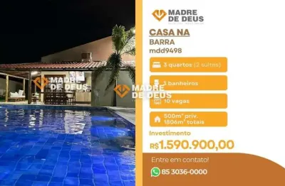 Casa em condomínio fechado com 3 quartos à venda na brisa das vitórias, 38, canto da barra, fortim por r$ 1.590.900