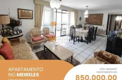 Apartamento com 3 quartos à venda na rua república do líbano, 999, meireles, fortaleza por r$ 850.000