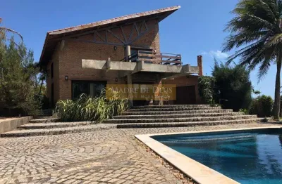 Casa em condomínio fechado com 3 quartos à venda na jangada, 425, porto das dunas, aquiraz por r$ 1.470.000