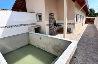 Casa para venda em itanhaém, jardim jamaica, 2 dormitórios, 1 suíte, 2 banheiros, 2 vagas