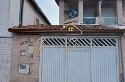 Casa para venda em praia grande, guilhermina, 2 dormitórios, 2 suítes, 2 vagas