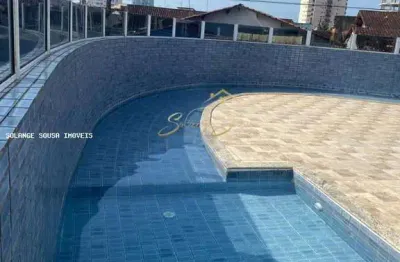 Apartamento para venda em praia grande, caiçara, 1 dormitório, 1 suíte, 1 banheiro, 1 vaga