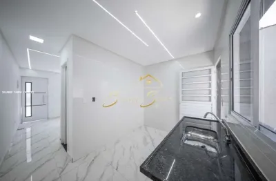 Sobrado em condomínio para venda em praia grande, caiçara, 2 dormitórios, 1 banheiro, 1 vaga