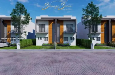 Sobrado em condomínio para venda em itanhaém, jardim coronel, 2 dormitórios, 1 suíte, 1 banheiro, 2 vagas