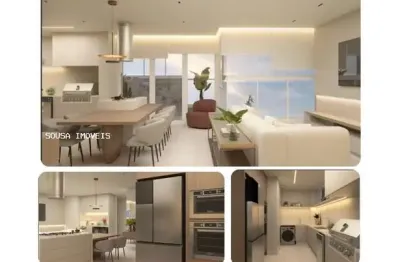 Cobertura para venda em praia grande, guilhermina, 3 dormitórios, 1 suíte, 1 banheiro, 2 vagas