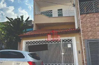 Sobrado à venda, 211 m² por r$ 830.000,00 - parque são lucas - são paulo/sp