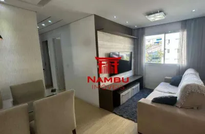 Apartamento com 2 dormitórios à venda, 47 m² por r$ 255.000 - parque são lourenço - são paulo/sp