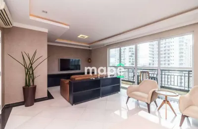 Apartamento com 3 dormitórios para alugar, 200 m² por r$ 16.000,00/mês - gonzaga - santos/sp