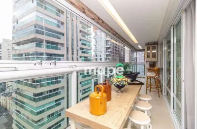 Apartamento com 4 dormitórios à venda, 191 m² por r$ 2.300.000,00 - gonzaga - santos/sp
