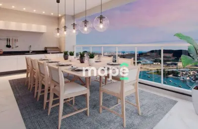 Apartamento com 3 dormitórios à venda, 227 m² por r$ 4.890.000,00 - ponta da praia - santos/sp