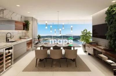 Apartamento com 3 dormitórios à venda, 163 m² por r$ 3.370.000,00 - ponta da praia - santos/sp