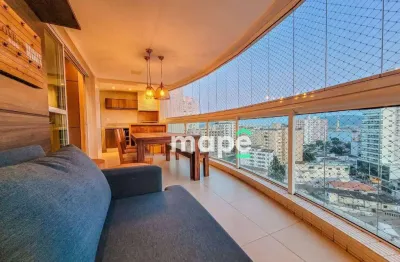 Apartamento com 3 dormitórios, 165 m² - venda por r$ 2.500.000,00 ou aluguel por r$ 15.000,00/mês - ponta da praia - santos/sp