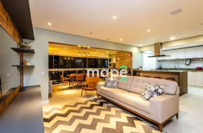 Porteira fechada com 3 suítes à venda, 143 m² por R$ 2.400.000 - Boqueirão - Santos/SP