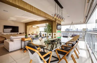 Apartamento com 3 dormitórios, 210 m² - venda por r$ 3.650.000,00 ou aluguel por r$ 27.660,00/mês - gonzaga - santos/sp