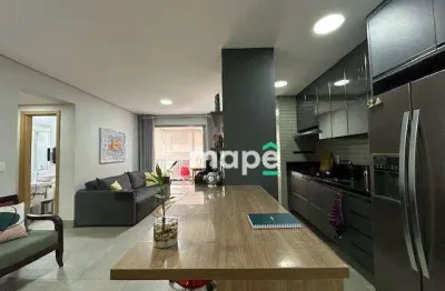 Apartamento com 2 dormitórios à venda, 88 m² por r$ 1.100.000,00 - aparecida - santos/sp