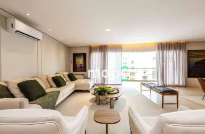 Apartamento com 3 dormitórios à venda, 257 m² por r$ 2.800.000,00 - gonzaga - santos/sp