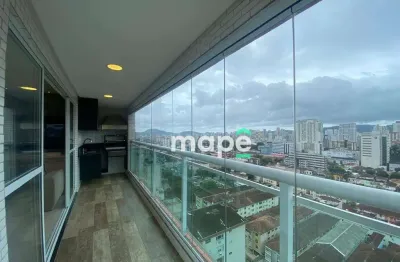 Apartamento com 2 dormitórios à venda, 96 m² por r$ 1.200.000,00 - boqueirão - santos/sp