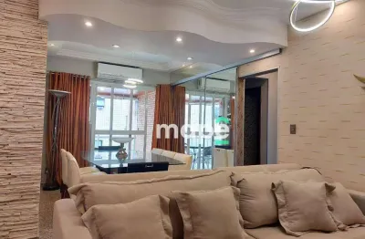 Apartamento com 3 dormitórios à venda, 118 m² por r$ 1.480.000,00 - boqueirão - santos/sp