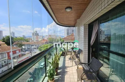 Apartamento com 3 dormitórios à venda, 149 m² por r$ 1.050.000,00 - embaré - santos/sp