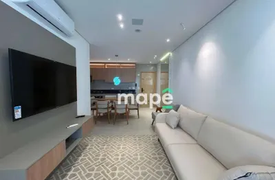 Apartamento com 2 dormitórios à venda, 75 m² por r$ 975.000,00 - josé menino - santos/sp