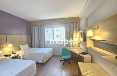 Studio com 1 dormitório à venda, 25 m² por r$ 380.000,00 - pompéia - santos/sp