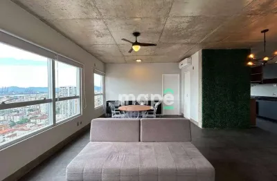 Apartamento com 1 dormitório à venda, 74 m² por r$ 950.000,00 - embaré - santos/sp