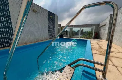 Cobertura com 4 dormitórios à venda, 254 m² por r$ 1.692.000,00 - embaré - santos/sp