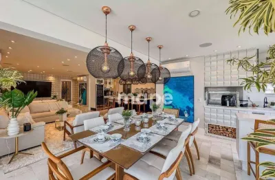 Apartamento com 3 dormitórios à venda, 184 m² por r$ 3.750.000,00 - boqueirão - santos/sp