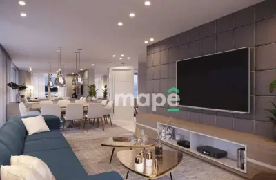 Apartamento com 3 dormitórios à venda, 227 m² por r$ 5.800.000,00 - ponta da praia - santos/sp