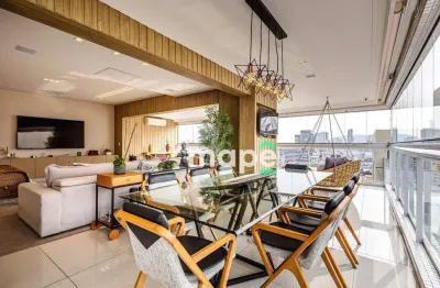 Apartamento com 3 dormitórios, 210 m² - venda por r$ 3.650.000,00 ou aluguel por r$ 27.660,00/mês - gonzaga - santos/sp