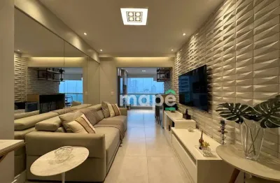 Apartamento com 3 dormitórios, 104 m² - venda por r$ 2.150.000,00 ou aluguel por r$ 14.000,00/mês - gonzaga - santos/sp