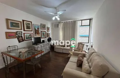 Apartamento com 2 dormitórios, 98 m² - venda por r$ 800.000,00 ou aluguel por r$ 5.717,83/mês - aparecida - santos/sp