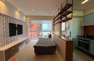 Apartamento com 1 dormitório para alugar, 45 m² por r$ 5.200,00/mês - boqueirão - santos/sp