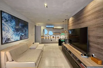 Apartamento para alugar, 57 m² por R$ 5.800,00/mês - Ponta da Praia - Santos/SP