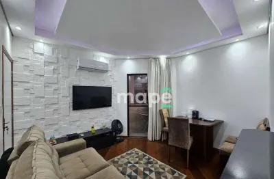 Apartamento com 1 dormitório à venda, 47 m² por r$ 430.000,00 - josé menino - santos/sp