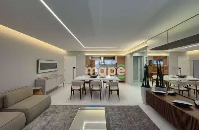 Apartamento com 3 dormitórios à venda, 150 m² por r$ 2.190.000,00 - boqueirão - santos/sp