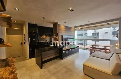 Apartamento, 55 m² - venda por r$ 750.000,00 ou aluguel por r$ 6.000,00/mês - ponta da praia - santos/sp
