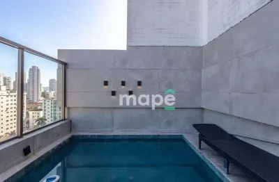 Cobertura (porteira fechada) à venda, 250 m² por r$ 2.650.000 - boqueirão - santos/sp