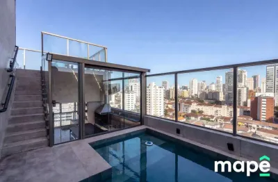 Cobertura (porteira fechada) à venda, 250 m² por r$ 2.650.000 - boqueirão - santos/sp