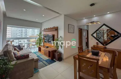Apartamento à venda, 100 m² por r$ 1.260.000,00 - boqueirão - santos/sp