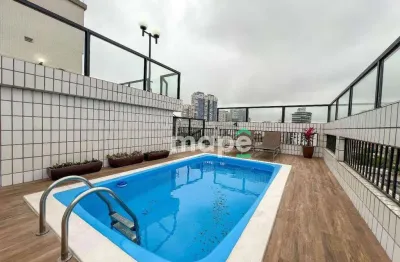 Cobertura com 3 dormitórios à venda, 294 m² por r$ 3.400.000,00 - ponta da praia - santos/sp