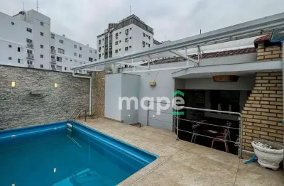 Casa com 3 dormitórios à venda, 283 m² por r$ 1.650.000,00 - marapé - santos/sp