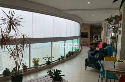 Apartamento com 2 dormitórios à venda, 204 m² por r$ 3.405.000,00 - embaré - santos/sp