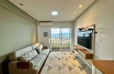 Apartamento com 2 dormitórios à venda, 86 m² por r$ 750.000,00 - boqueirão - santos/sp