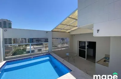 Cobertura com 3 dormitórios à venda, 200 m² por r$ 1.600.000,00 - ponta da praia - santos/sp